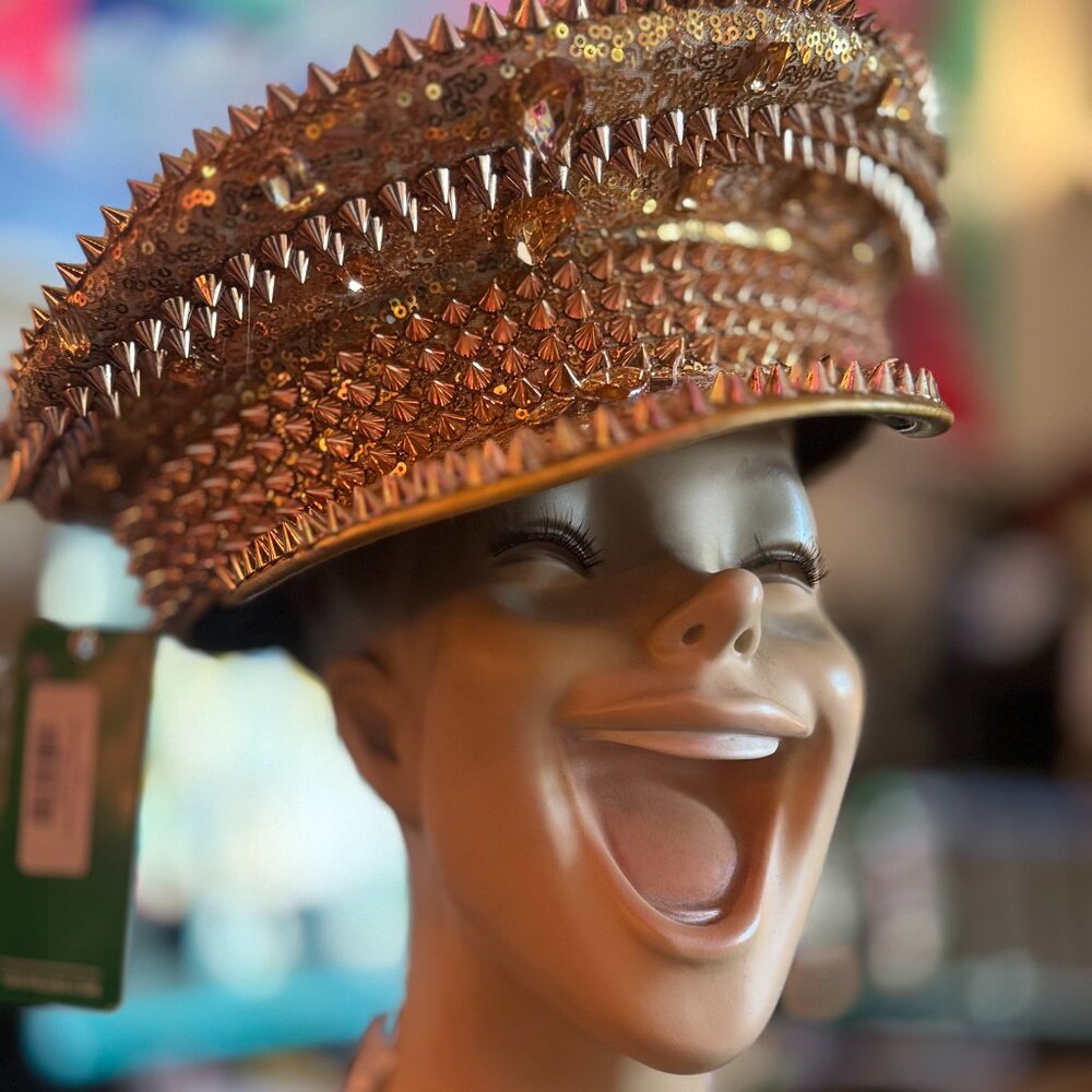 ✨ Tipsy Elves Gold Sequin Spiked Captain Hat | Festival / Cosplay